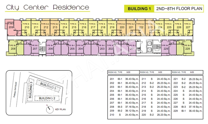 City Center Residence, Pattaya, Central Pattaya - photo, price, location map