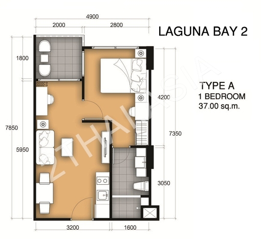 Laguna Bay 2, Pattaya, Pratumnak - photo, price, location map