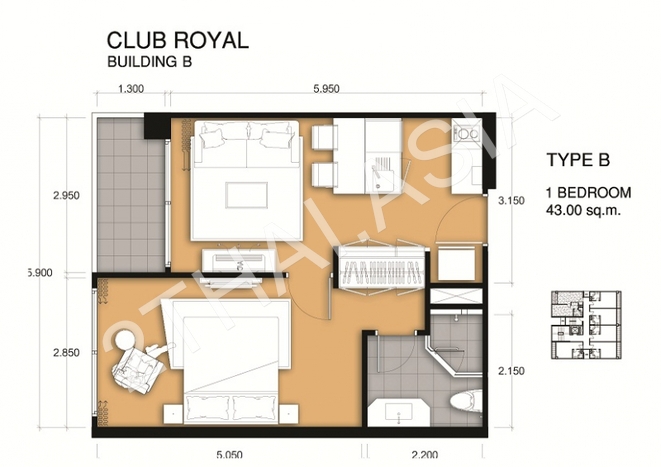 Club Royal A and B, Pattaya, North Pattaya - photo, price, location map