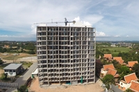Nam Talay Condominium - aerial photos of construction