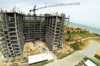 Nam Talay Condominium - construction aerial pictures