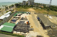 Cetus Beachfront - construction aerial pictures