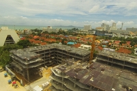Acqua Condominium - construction aerial pictures