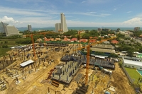 Seven Seas Jomtien - construction aerial pictures