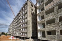 Trio Gems Condominium - construction progress
