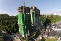 Waterfront Suits&Residences - aerial photos of construction