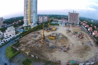 Centara Grand Residence - aerial photos of construction site