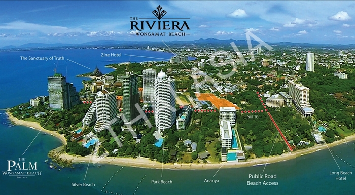 The Riviera Wongamat Beach, Pattaya, North Pattaya - photo, price, location map