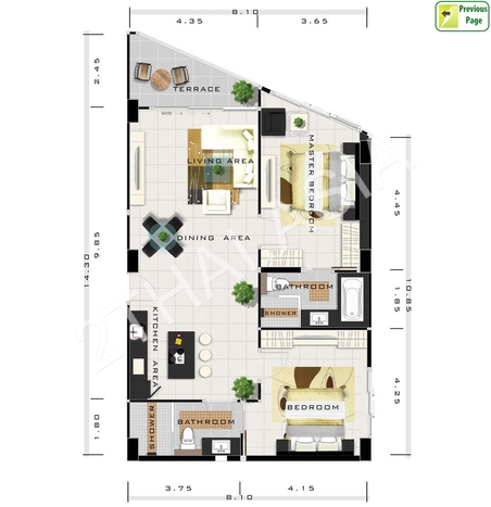 Nova Ocean View Residence, Pattaya, Pratumnak - photo, price, location map