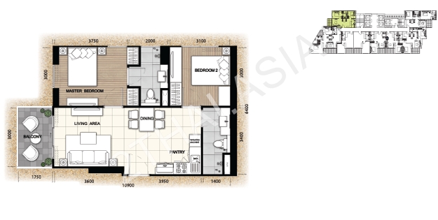 The Palm Wongamat, Pattaya, North Pattaya - photo, price, location map