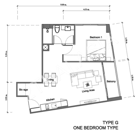 Masters Residence, Pattaya, Pratumnak - photo, price, location map