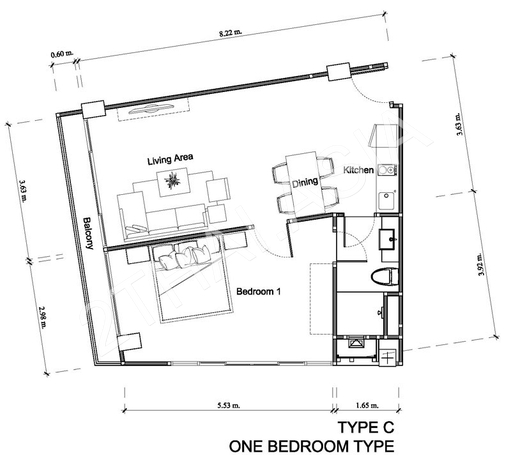 Masters Residence, Pattaya, Pratumnak - photo, price, location map
