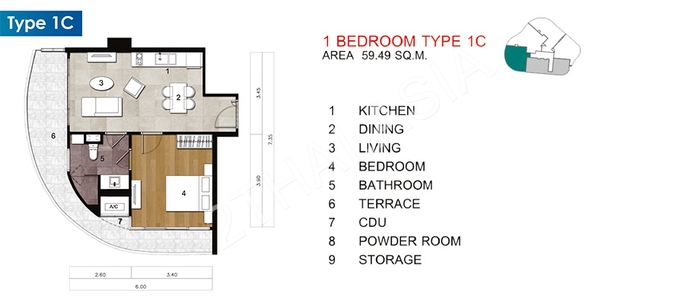 Star Residence Condo, Pattaya, Pratumnak - photo, price, location map