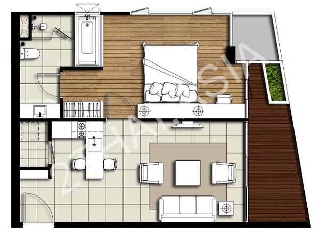 Elegance Pattaya Condo, Pattaya, Pratumnak - photo, price, location map