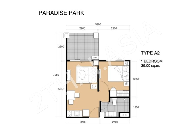 Paradise Park, Pattaya, Jomtien - photo, price, location map
