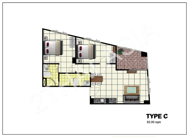 Arcadia Beach Residence Naklua, Pattaya, North Pattaya - photo, price, location map
