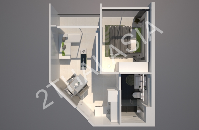Imperial Twins Residence, Pattaya, Pratumnak - photo, price, location map