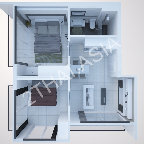 Imperial Twins Residence, Pattaya, Pratumnak - photo, price, location map