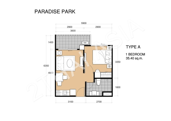 Paradise Park, Pattaya, Jomtien - photo, price, location map