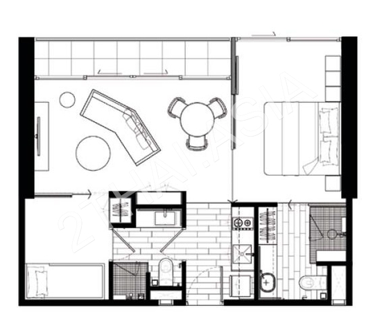 Veranda Residence Pattaya, Pattaya, Na-Jomtien - photo, price, location map