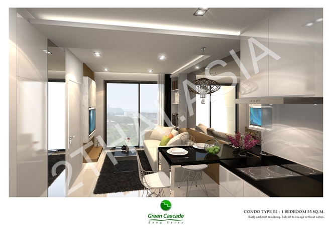 Green Cascade Condominium, Pattaya, Bang Saray - photo, price, location map