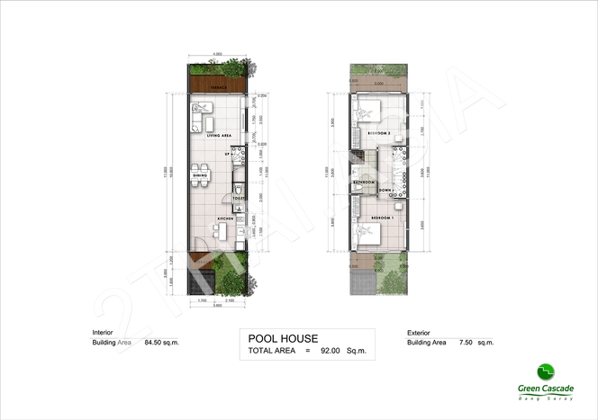 Green Cascade Villas, Pattaya, Bang Saray - photo, price, location map