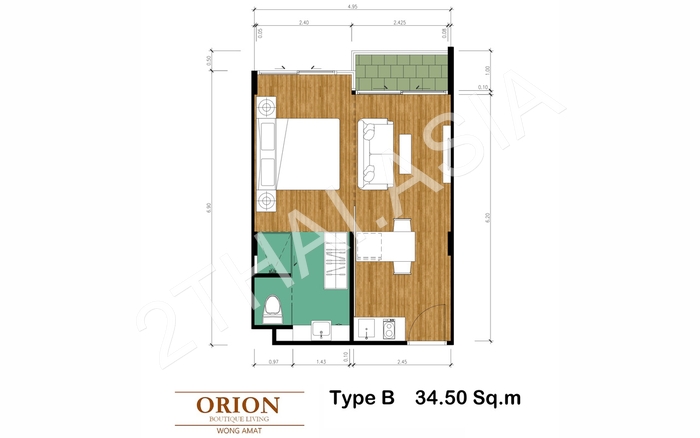 Orion Wongamat, Pattaya, North Pattaya - photo, price, location map