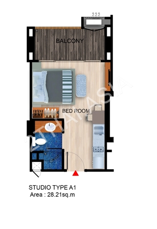 De Amber Condo Bang Saray, Pattaya, Bang Saray - photo, price, location map