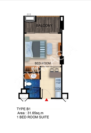 De Amber Condo Bang Saray, Pattaya, Bang Saray - photo, price, location map