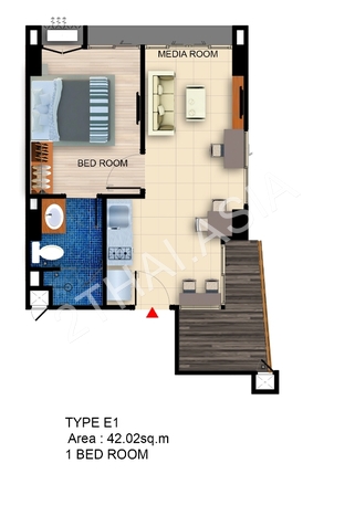 De Amber Condo Bang Saray, Pattaya, Bang Saray - photo, price, location map