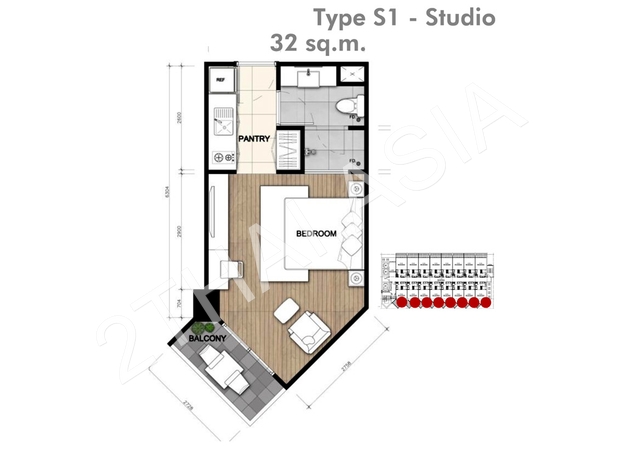 The Palm Wongamat, Pattaya, North Pattaya - photo, price, location map