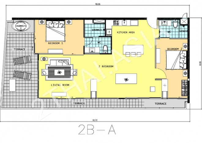 Laguna Heights Long Beach, Pattaya, North Pattaya - photo, price, location map