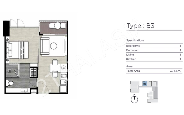 Andromeda Condominium, Pattaya, Pratumnak - photo, price, location map