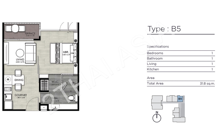 Andromeda Condominium, Pattaya, Pratumnak - photo, price, location map