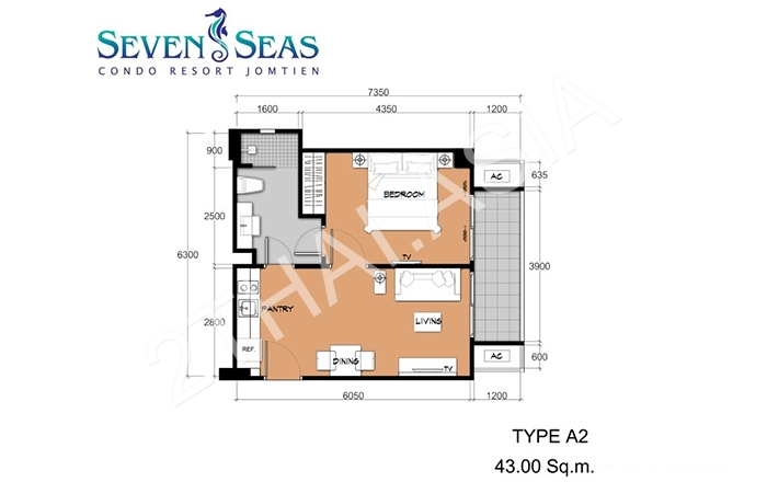 Seven Seas Jomtien, Pattaya, Jomtien - photo, price, location map